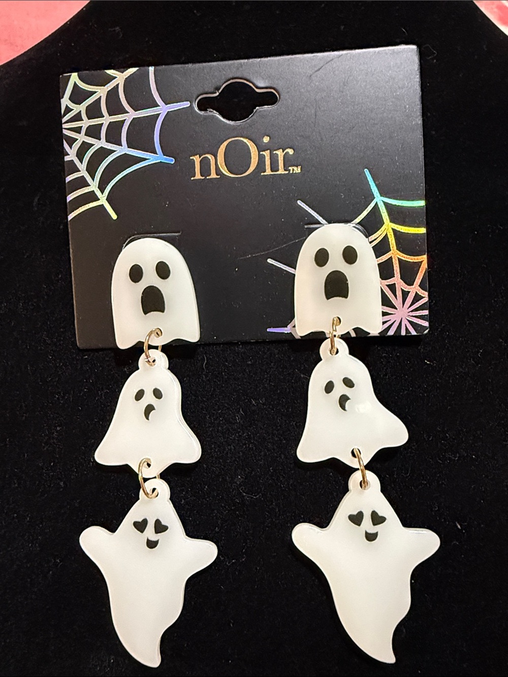 nOir Women’s Ghost Dangle 3”Earrings